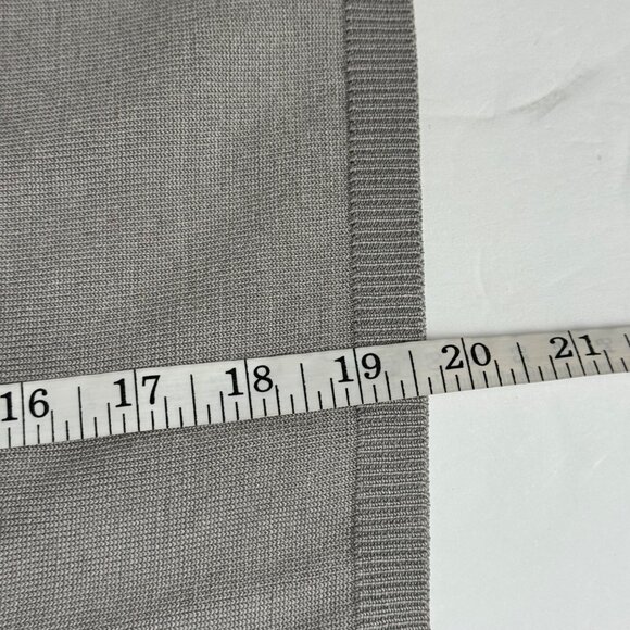 Talbots Grey Silk Blend Beaded Sweater Set Tank & Cardigan Women's SM Petite - Picture 11 of 12